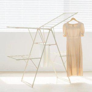 [홈앤미] 튼튼한 대형 접이식 4단 빨래건조대 외 빨래바구니 이불건조대