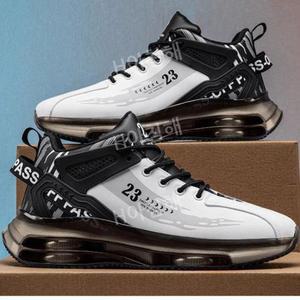 남성 트레킹화 하이탑 에어쿠션 키높이 캐주얼 신발 경량트레킹화 방수 경량 등산화 스