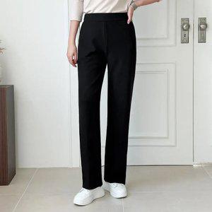 [ 3만장신화] 가을 사방스판 일자바지 여성 데일리 허리밴딩 팬츠 A+Simple