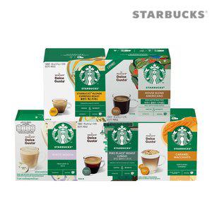 [무배+5BOX+랜덤굿즈] 스타벅스 캡슐커피 by 돌체구스토 12P