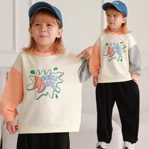 더블배색티 티셔츠