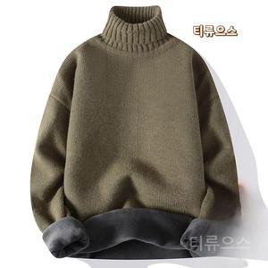 남자 목티 기모 니트 목폴라 스웨터 반목티 남자니트 캐시미어니트 폴라티남자목폴라