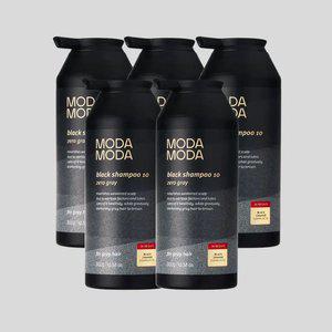 NEW 모다모다 3세대 제로그레이 블랙 10 새치케어 샴푸 모음전 300g x 5통