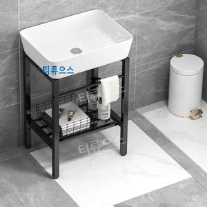 간이 세면대 소형 이동식 세면기 스탠드 욕실 카페 교체 화장실 티류으스