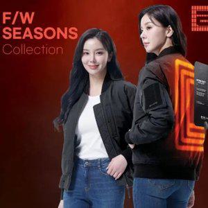 티뷰크 TB-505 가을겨울 라이트 패딩 항공 발열패드 작업복 단체복 점퍼 블랙