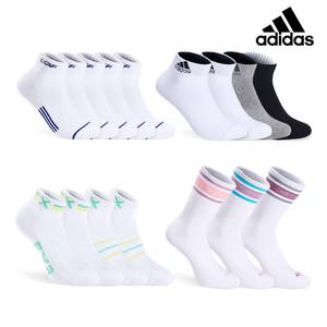 [아디다스/윌슨/스케쳐스 외] 남성 여성 캐주얼 스포츠 양말 발목 중목 크루삭스 런닝