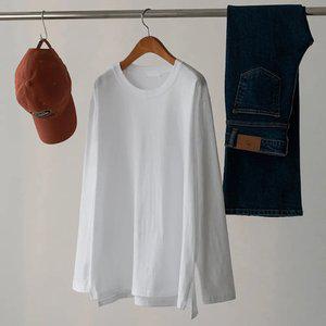 (안나앤플러스) 슬릿 레이어드 티셔츠[티셔츠DD299] 빅사이즈