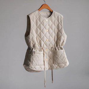 (안나앤모드) dice 웰론 스트랩 패딩 베스트 [베스트DZH6]