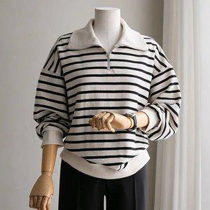 (안나앤플러스) A. 로키 반집업 맨투맨[티셔츠C0909N01] 빅사이즈