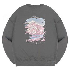 엘런아시 핑크마운틴 오버핏 맨투맨