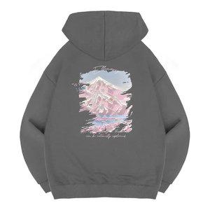 엘런아시 핑크마운틴 오버핏 후드티
