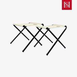 노마드 와이드 스트롱 BBQ 체어 SET 아이보리 의자 접이식 캠핑 용품 N-8199 가을 체어