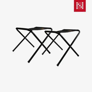 노마드 와이드 스트롱 BBQ 체어 SET 블랙 의자 간이 접이식 캠핑 용품 N-8198 가을 체