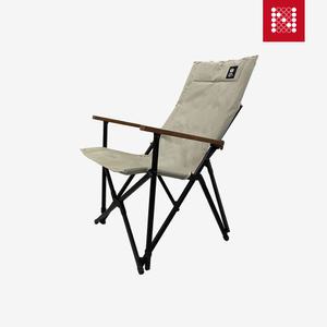 노마드 오크우드 릴렉스체어 탄 접이식 휴대용 의자 캠핑 용품