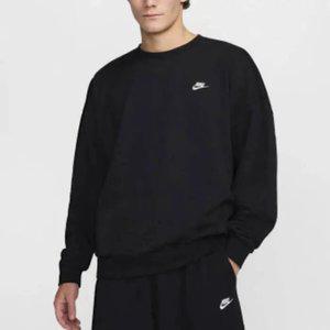 나이키 프렌치 테리 블랙 오버사이즈 긴팔 트레이닝 맨투맨 HJ1820-010