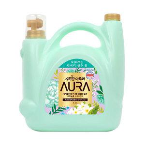 아우라 초고농축 섬유유연제 대용량, 스모키머스크, 5.5L, 1개