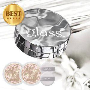 (40%+7%묶음할인/커피쿠폰+클렌징티슈)에이지투웨니스 글래스 스킨 에센스 퍼팩트 팩트