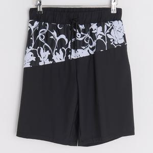 조이마담S7111 화이트 플라워 남자 수영복 바지 50대60대중년남성 빅사이즈수영복