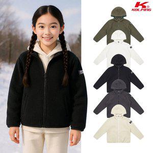 콜핑 키즈 아동공용 겨울 보온 부클 등산 후드 후리스 자켓 2264JK761U