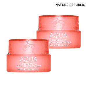 [네이처리퍼블릭] 슈퍼 아쿠아 맥스 모이스처 수분크림 80ml (건성용) x 2개