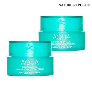 [네이처리퍼블릭] 슈퍼 아쿠아 맥스 컴비네이션 수분크림 80ml (복합성용) x 2개