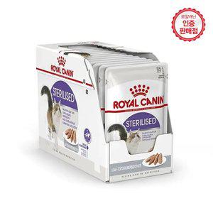 로얄캐닌 고양이사료 스테럴라이즈 [로프] 파우치 85g 12개 (1BOX)