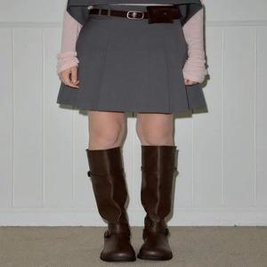 [에브레] 미니플리츠SK _챠콜