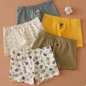 MIMO 남아/주니어 코튼 사각팬티 5매세트(322)