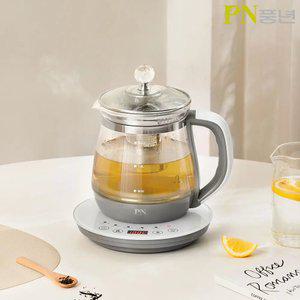 풍년 1.5L 대용량 내열유리 전기 차탕기 티메이커 커피 분유 포트 포터 무선 주전자 포