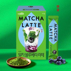 쟈뎅 까페모리 제주 말차 블루베리 라떼 10p, 2박스(총20p)