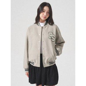 [에잇세컨즈] 베이스볼 패딩 봄버  아이보리 (354X38MQ20)