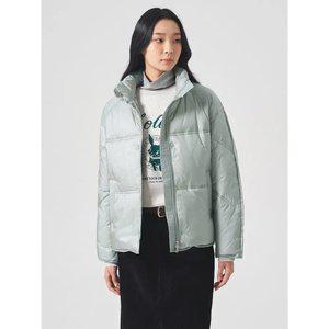 [에잇세컨즈] 래글런 포인트 패딩 점퍼  카키 (324X38LYAH)