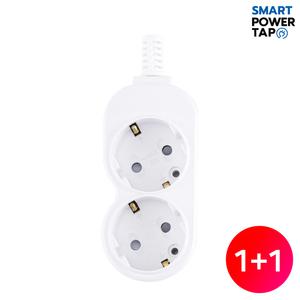 스마트파워탭 1+1 국산 일반 접지 2구 멀티탭 / 1.5m/2.5m/4.5m 안전 멀티 콘센트 전기