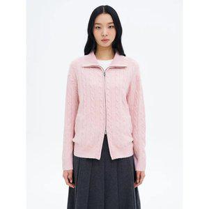 [에잇세컨즈] 케이블 카라넥 카디건  라이트 핑크 (32515ALY1Y)