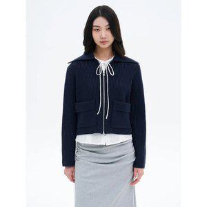 [에잇세컨즈] 집업 가디건  네이비 (12525AMQ1R)