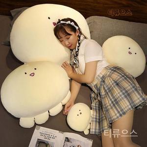 안고자는 모찌 문어인형 떡 쿠션 대두베개 애착인형 말랑말랑 부드러운 베개 티류으스