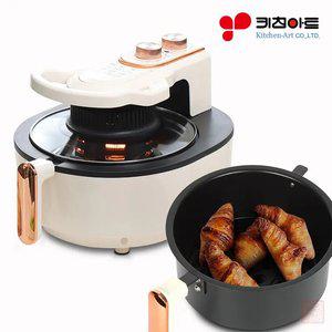 6L 대용량 에어프라이어 보이는 분리형 코팅 바스켓 에어프라이기 튀김기 에어 그릴