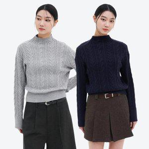 [에잇세컨즈] 케이블 풀오버 (125251MQ3) (2종)