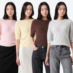 [에잇세컨즈] 헤어리 반소매 풀오버 (324951LY1) (4종)