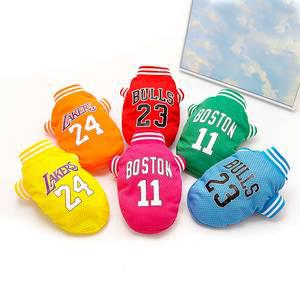 강아지옷 고양이옷 데일리 농구복 나시 티셔츠 XS-XL