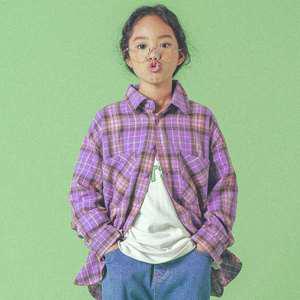 [아이러브제이] B. 퍼플 오버사이즈 셔츠 JUWTO54