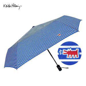 키스해링 6K 스트라이프 3단완전자동우산
