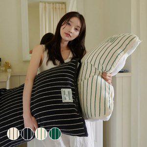 1+1 쁘리엘르 스누비 순면 타올 베개 커버&덮개 2size