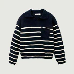 [행텐]여성 스트라이프 카라 니트-SE2031041014034