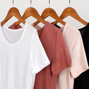 여성 반팔 언더셔츠 3부런닝 소프티 모달 아스킨 러닝 이너웨어