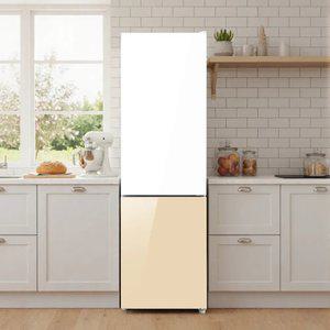 캐리어 모드비 250L 파스텔 피트인 콤비냉장고 MRNC251ESM1 화이트+베이지