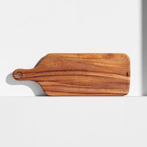 제이비홈 오블롱 레인트리 손잡이 원목도마