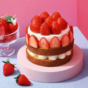 [파리바게뜨] 생딸기 듬뿍 프레지에 케이크