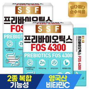 순수식품 프리바이오틱스 FOS4300 2개월분(60포) 아연 프락토올리고당 5000mg