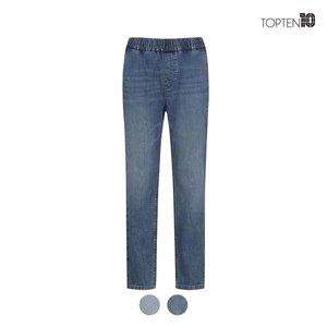 [탑텐] 여성 릴렉스 밴딩 데님 팬츠 A_MSC5DP2992